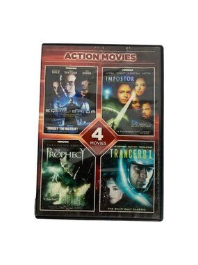 Miramax Action Movies 4 Film Set Equilibrium Impostor The Prophecy Trancers DVD
